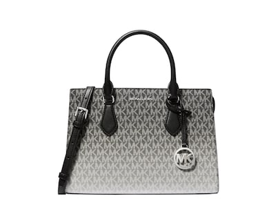 Foto 1 | Bolsa Michael Kors Sheila Medium Ombre Satchel Bag Con Logo 35r5s6hs8b Negra