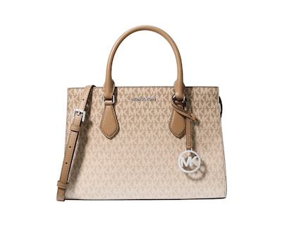 Foto 1 | Bolsa Michael Kors Sheila Medium Ombre Satchel Bag Con Logo 35r5s6hs8b Café
