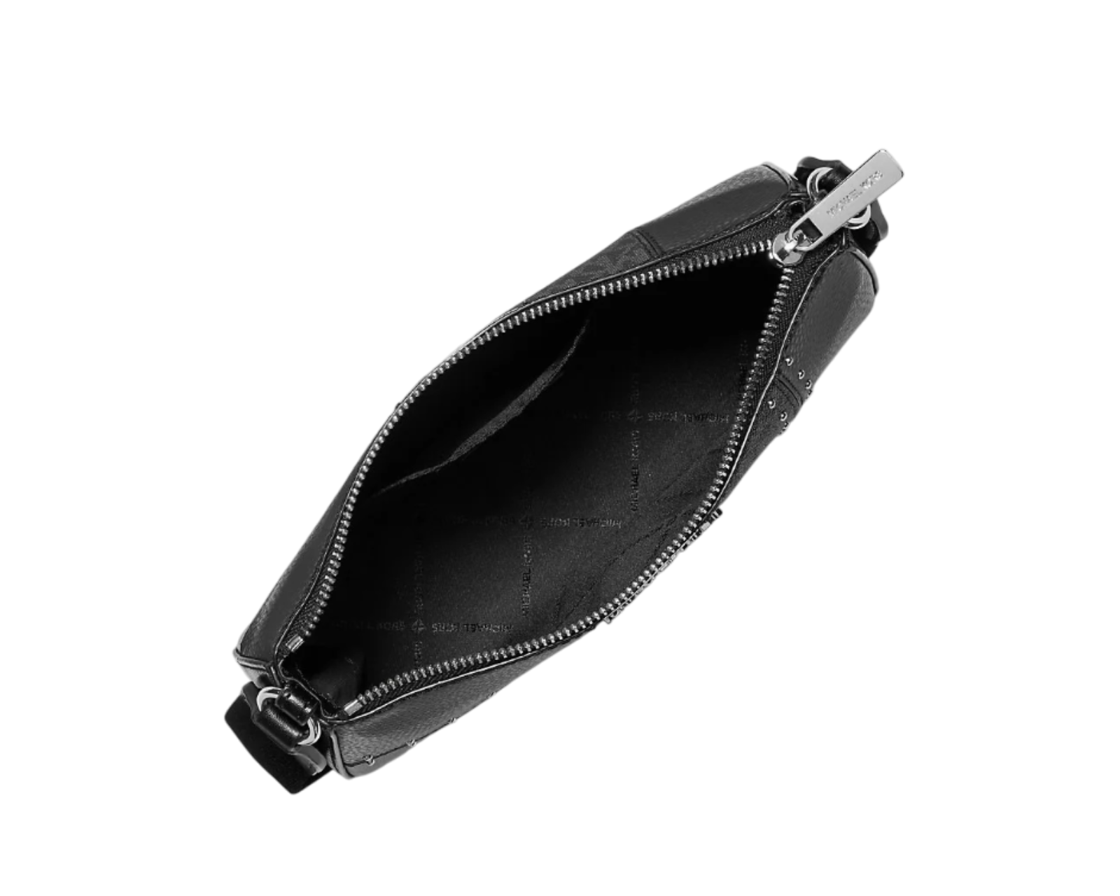 Foto 3 pulgar | Bolsa Michael Kors Jet Set Travel Small Metallic Patchwork And Signature Logo Crossbody 35r5stvc1y Negra
