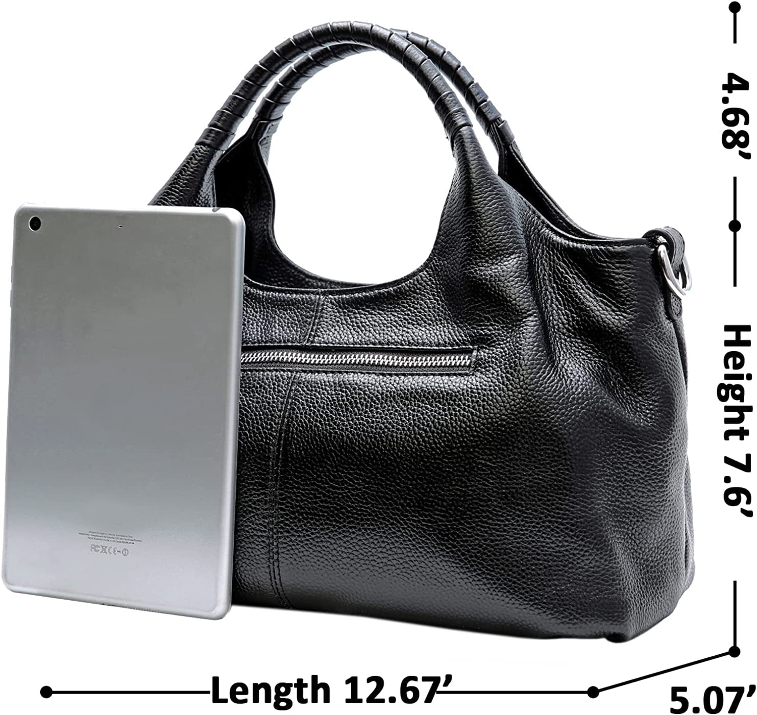 Foto 4 pulgar | Bolso De Cuero Genuino De Piel De Vacuno De Capa Superior Para Mujer - Venta Internacional.