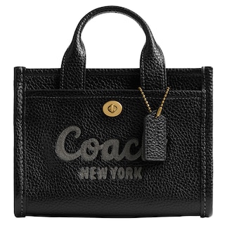 Foto 1 | Bolso De Mano Coach Cargo 20 Bubble Leather B4/black - Venta Internacional.