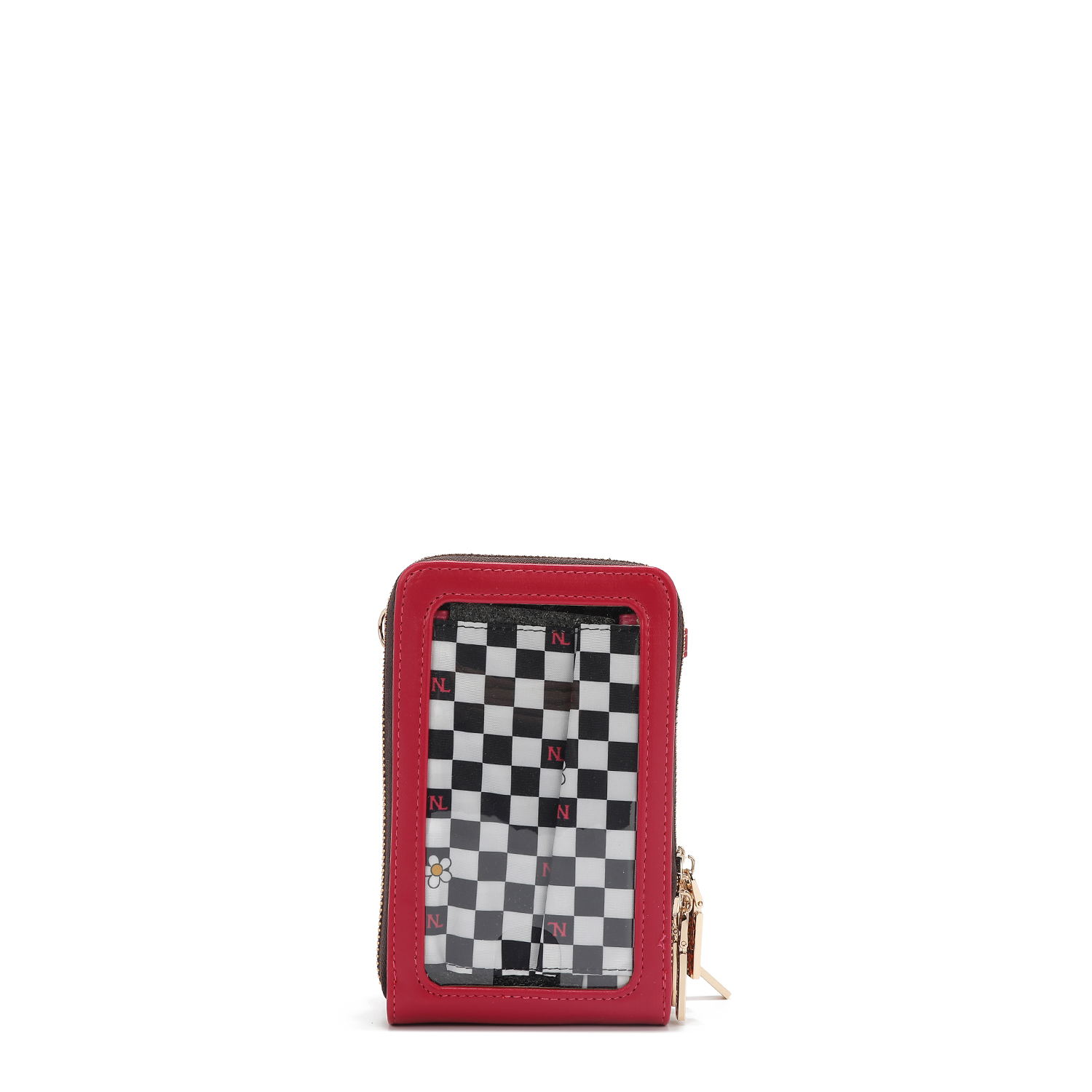 Foto 3 pulgar | Bolsa Portacelular Nicole Lee Estampada Violet Blossom