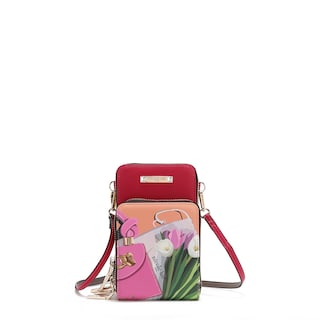 Foto 3 | Bolsa Portacelular Nicole Lee Estampada Violet Blossom