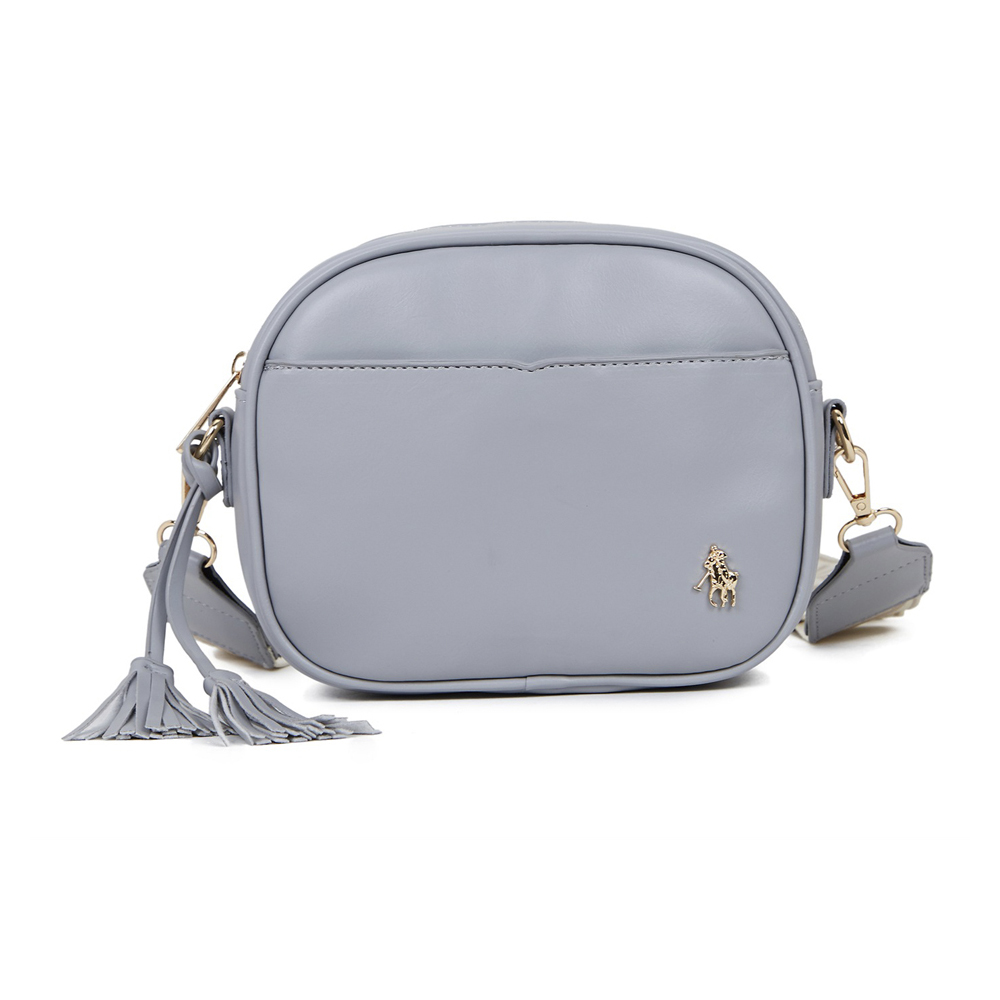 Crossbody Hpc Polo Color Gris