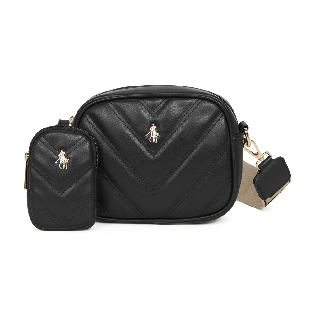 Crossbody Hpc Polo Color Negro