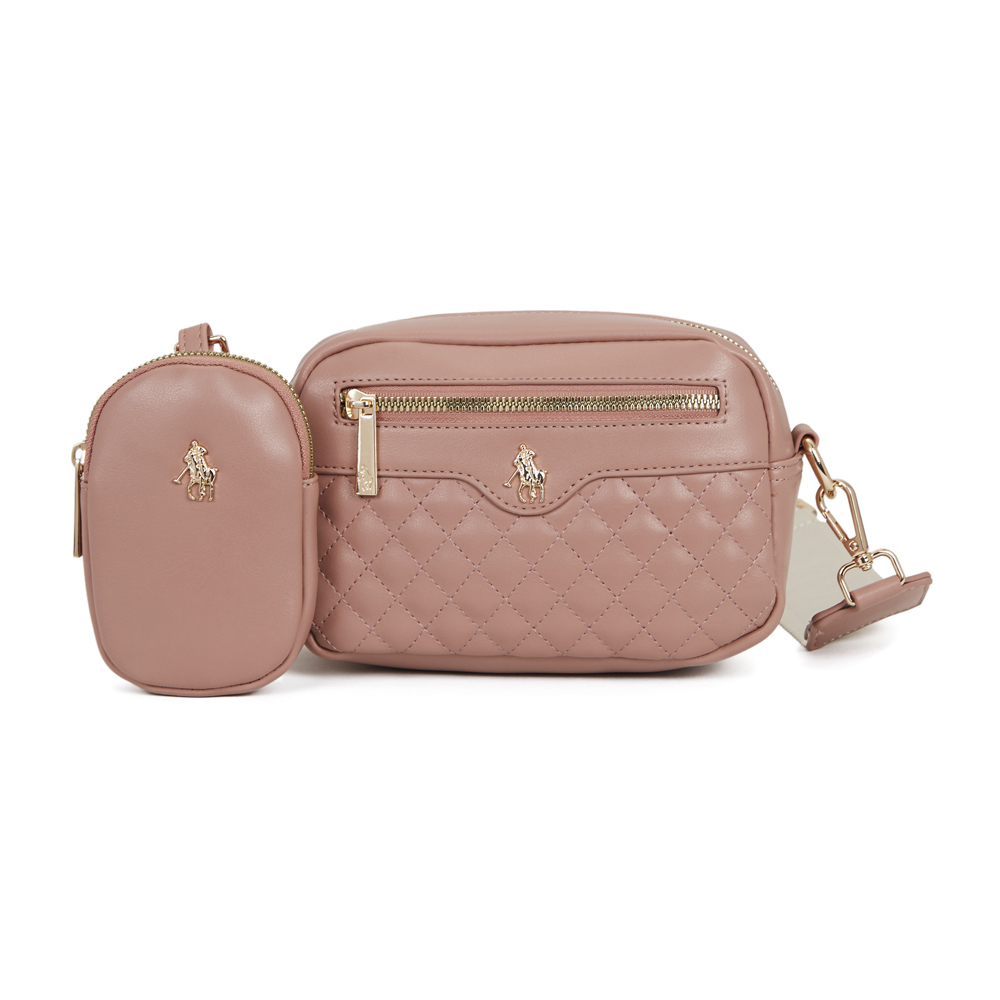 Crossbody Hpc Polo Color Rosa