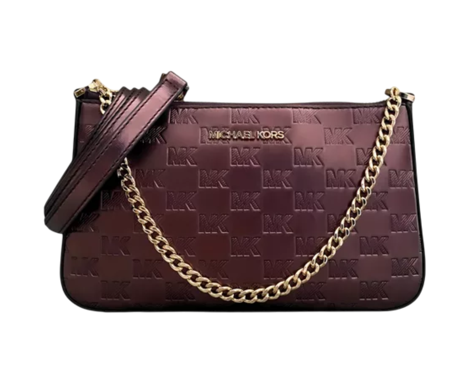 Foto 1 | Bolsa Michael Kors Small Jet Set Logo Crossbody Bag 35f2gtvu6m color Vino