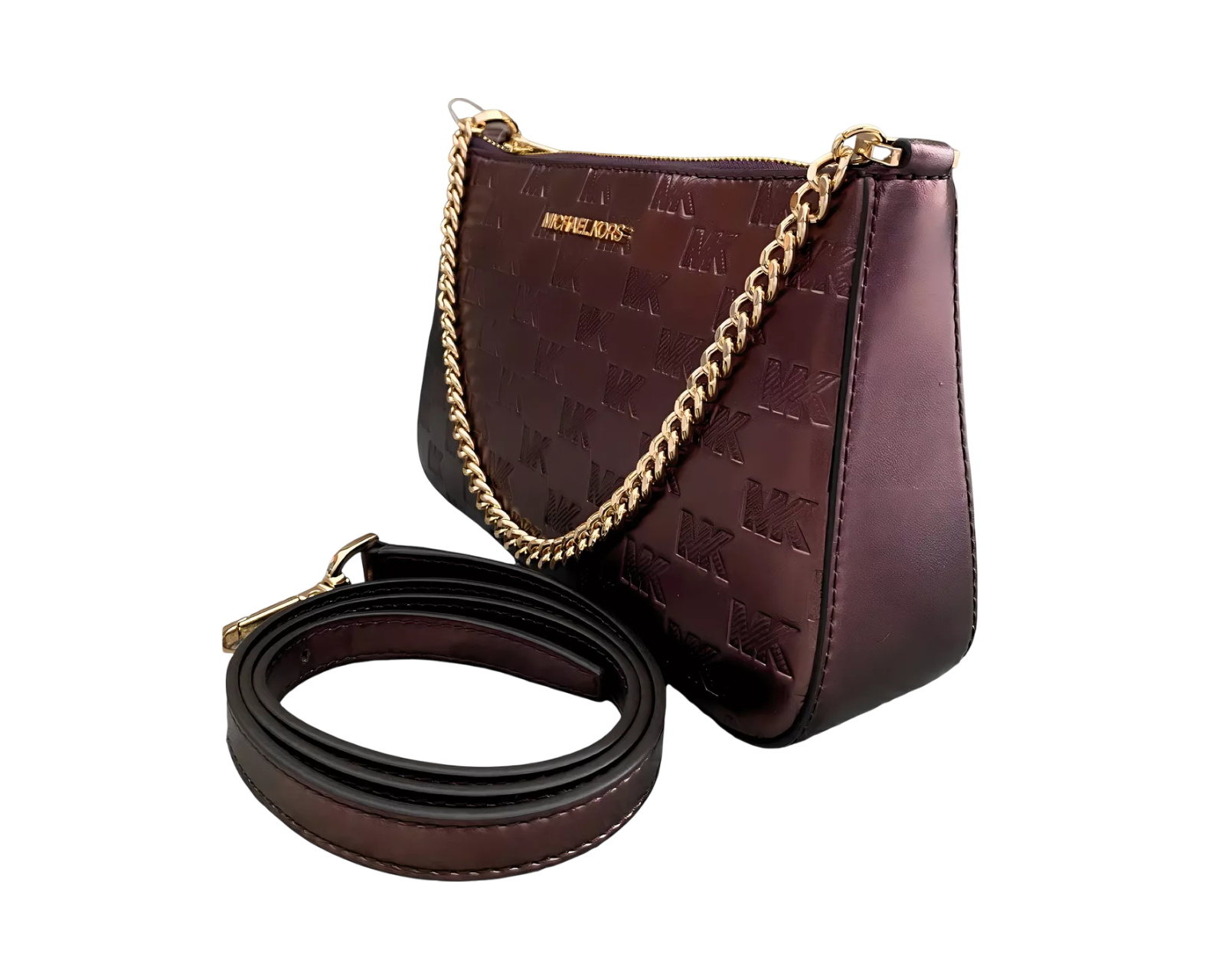 Foto 4 | Bolsa Michael Kors Small Jet Set Logo Crossbody Bag 35f2gtvu6m color Vino
