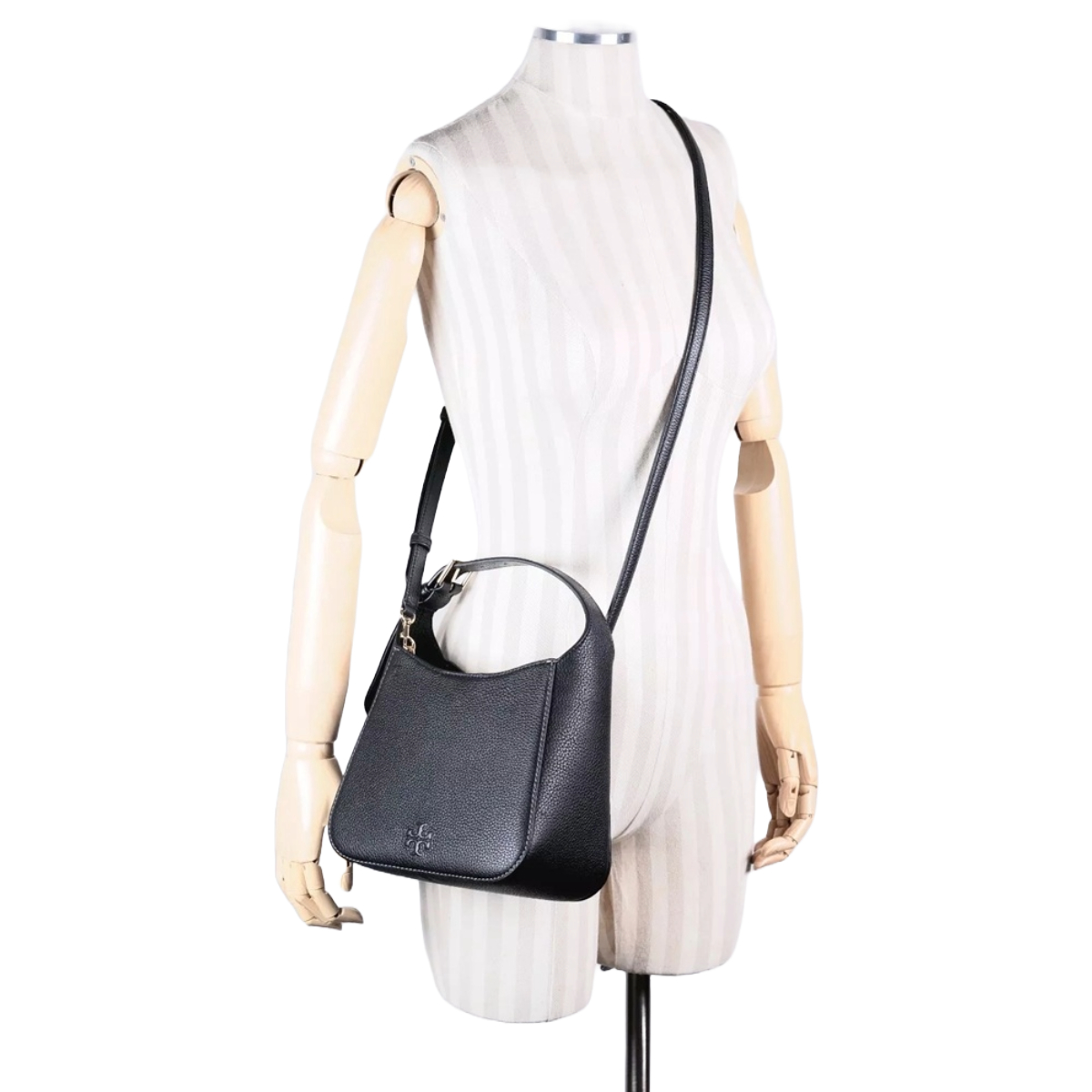 Foto 5 | Bolsa Tory Burch Thea Bucket Pequeña 144690 001 Negro