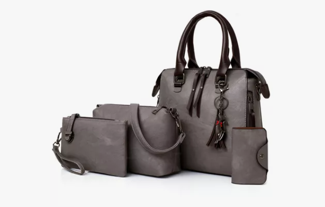 Set 4 Bolsas Xtellar Colgante Color Gris