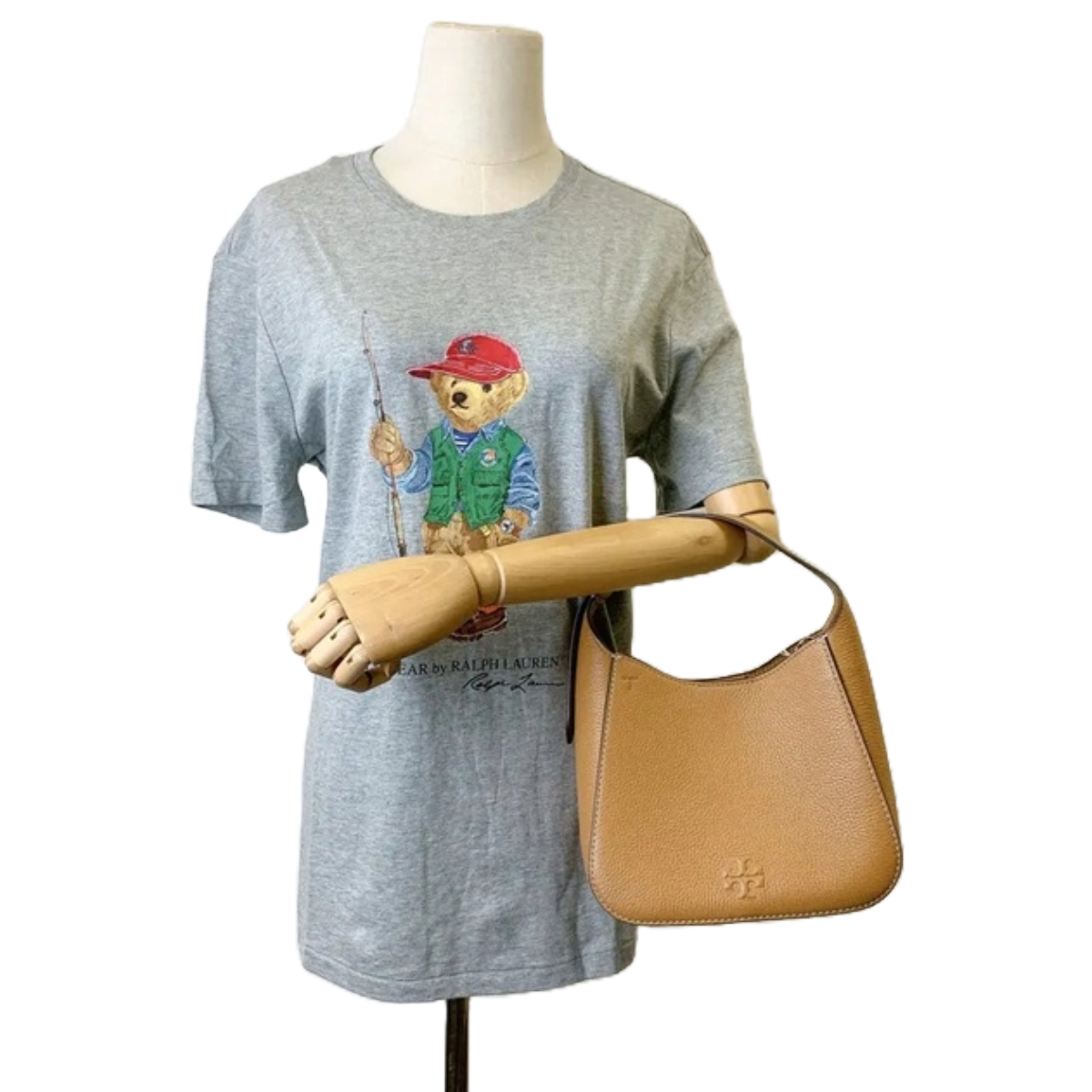 Foto 4 | Bolsa Tory Burch Thea Bucket Pequeña  144690 221 Miel