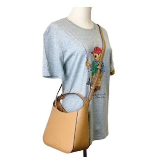 Foto 5 | Bolsa Tory Burch Thea Bucket Pequeña 144690 221 Miel