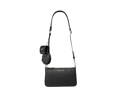 Foto 2 | Bolsa Michael Kors Jet Set Travel Small Logo Shoulder Bag With Pouches 35s1gtvc3b Color Negro