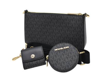 Foto 4 | Bolsa Michael Kors Jet Set Travel Small Logo Shoulder Bag With Pouches 35s1gtvc3b Color Negro
