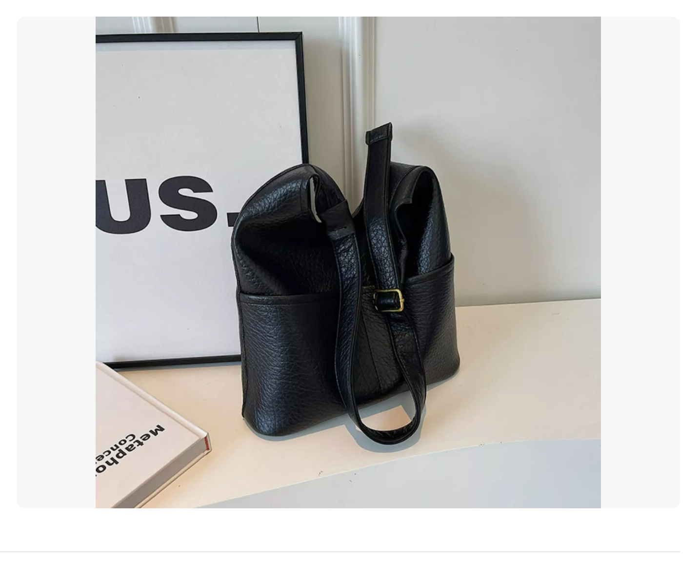 Foto 5 pulgar | Bolsa De Sillín Crossbody Bandolera Moda Vintage Para Dama Negro Xtellar