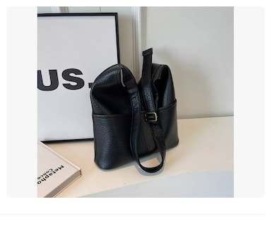 Foto 4 | Bolsa De Sillín Crossbody Bandolera Moda Vintage Para Dama Negro Xtellar