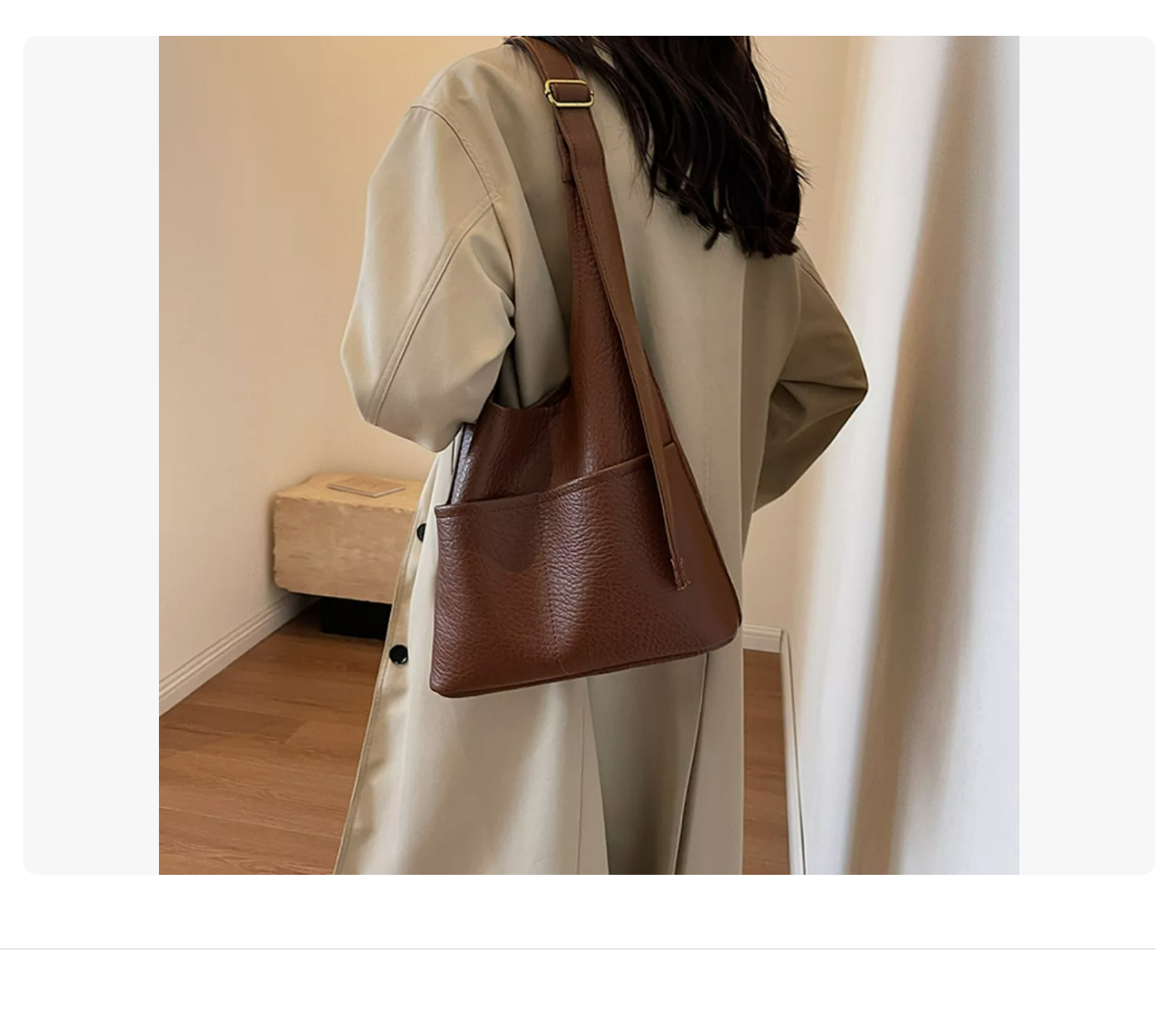 Foto 5 pulgar | Bolsa De Sillín Crossbody Bandolera Moda Vintage Para Dama Bordó Xtellar