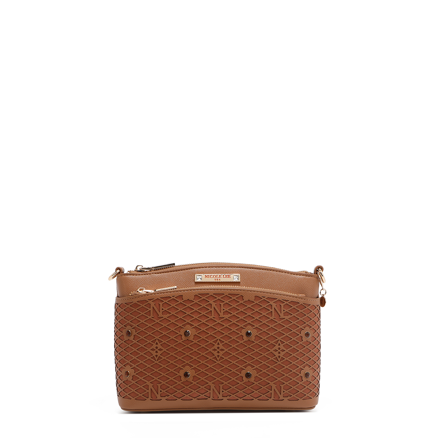 Foto 1 | Bolsa Crossbody De Nicole Lee De Corte Laser Y Pedrería