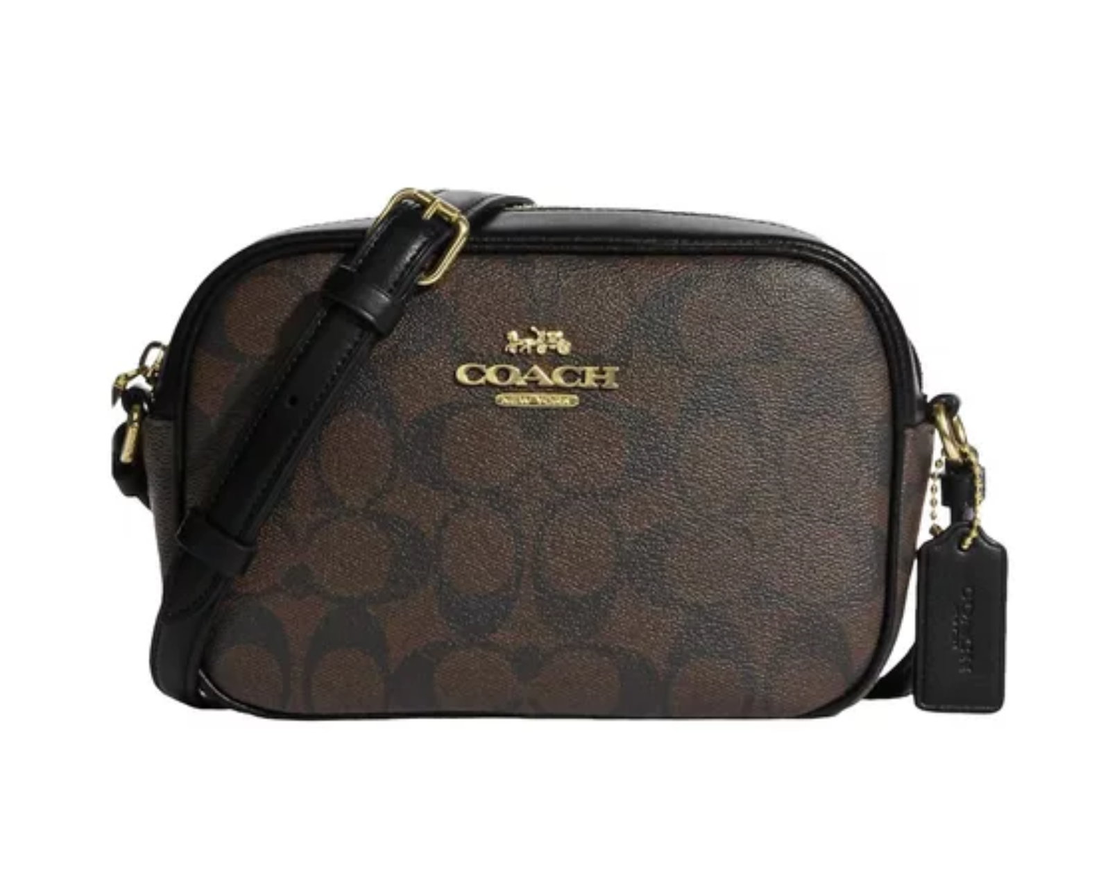 Foto 1 | Bolsa Coach Mini Jamie Camera Bag Signature Canvas Cq874 Color Café