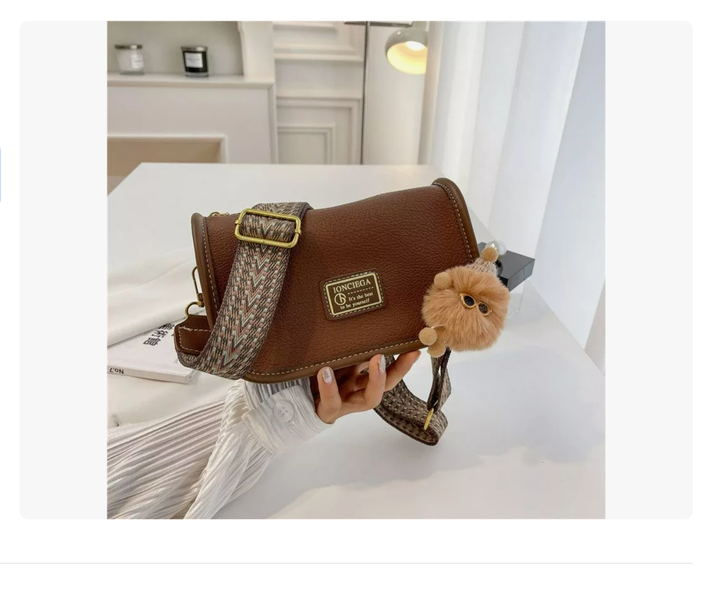 Foto 3 pulgar | Bolso Bandolera Para Mujer Pequeño Crossbody Bordó Xtellar
