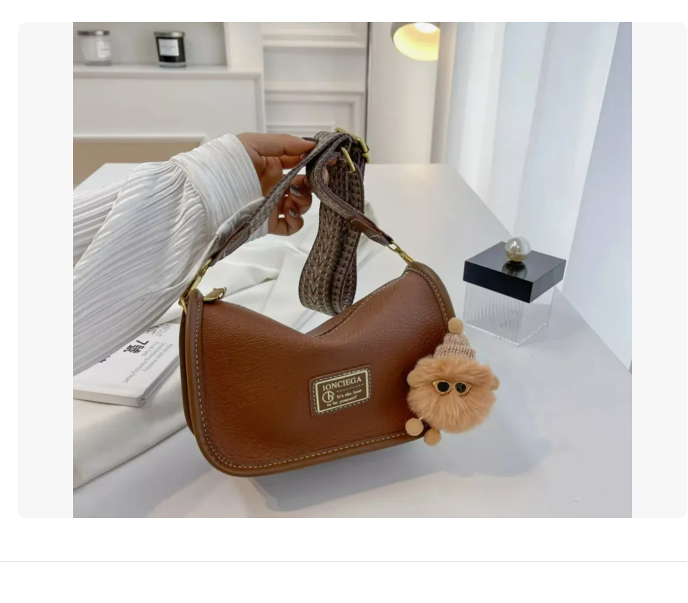 Foto 4 pulgar | Bolso Bandolera Para Mujer Pequeño Crossbody Bordó Xtellar