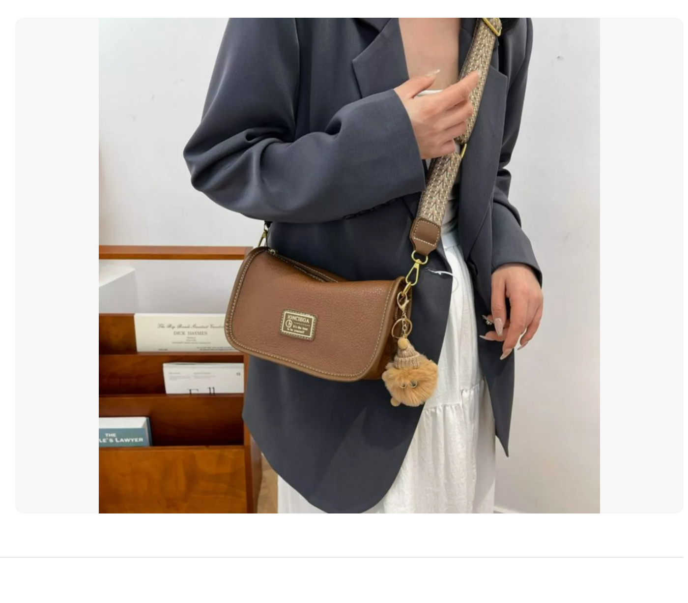 Foto 5 pulgar | Bolso Bandolera Para Mujer Pequeño Crossbody Bordó Xtellar