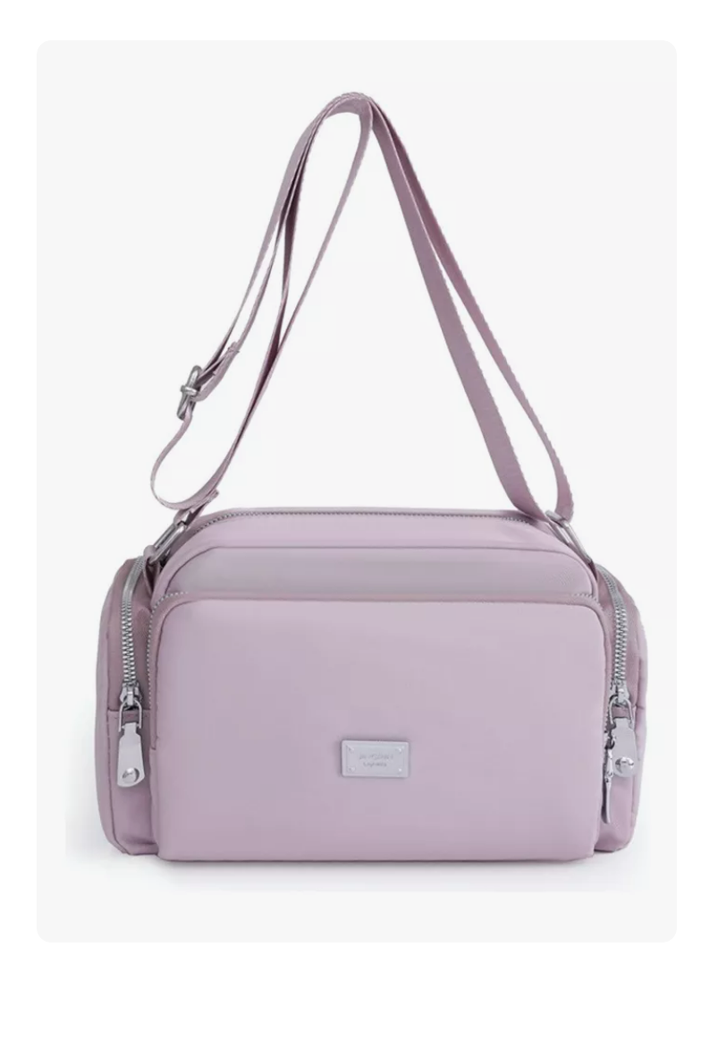 Bolsa Bandolera Mujer Moda Dama Crossbody Gran Capacidad Color Violeta Xtellar