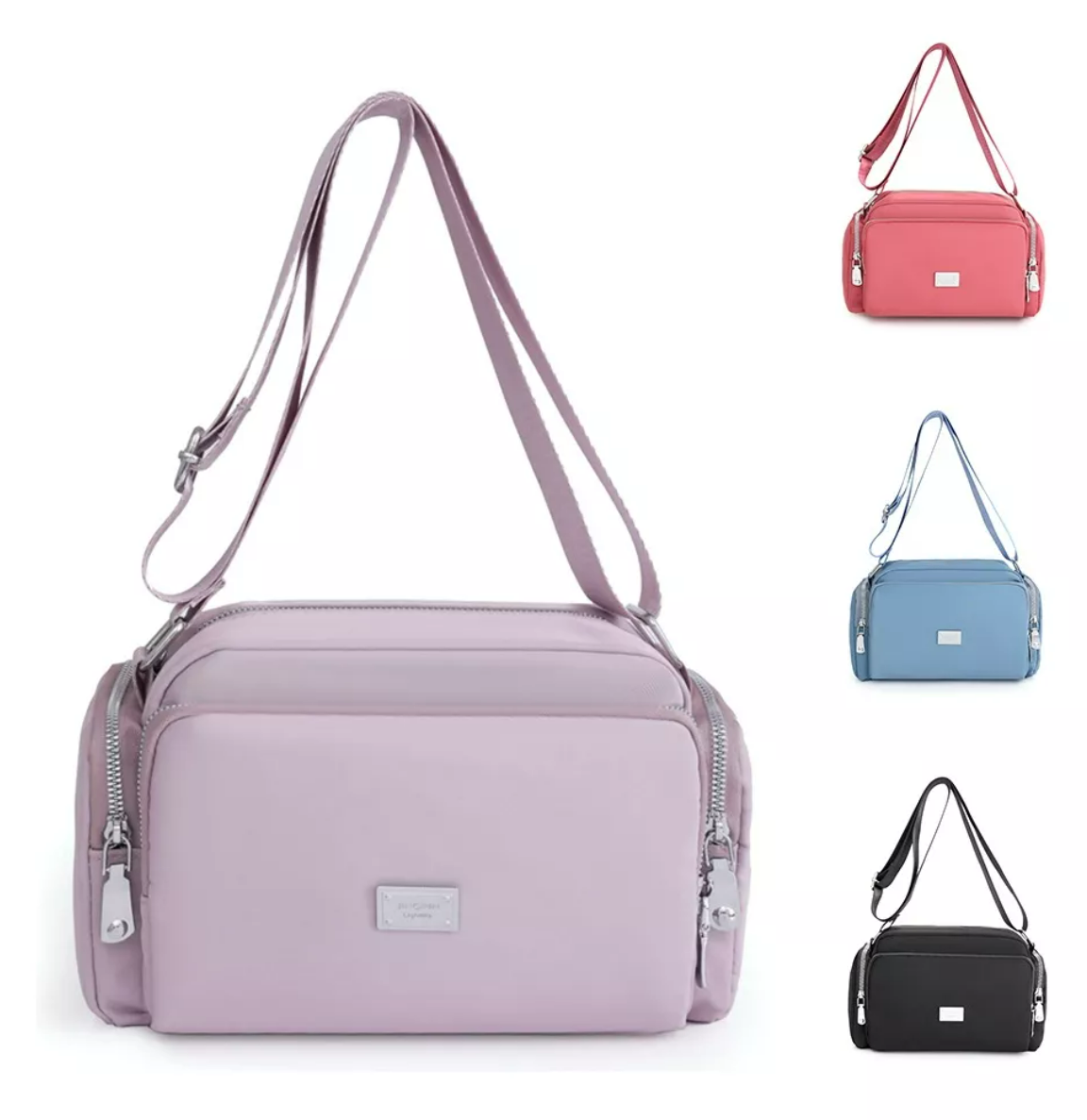 Foto 4 pulgar | Bolsa Bandolera Mujer Moda Dama Crossbody Gran Capacidad Color Violeta Xtellar