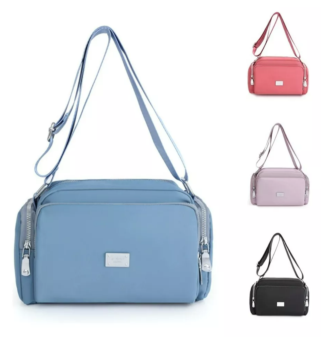 Foto 4 pulgar | Bolsa Bandolera Mujer Moda Dama Crossbody Gran Capacidad Color Celeste Xtellar