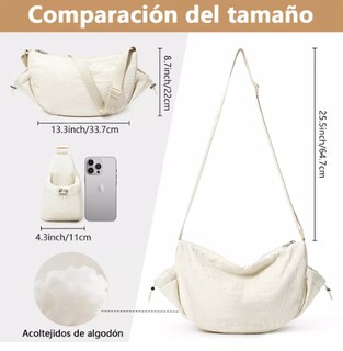 Foto 2 | Bolso Crossbody Color Blanco
