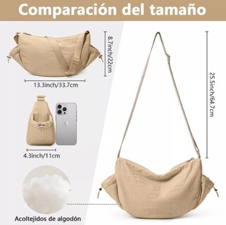 Foto 2 | Bolso Crossbody Xtellar Color Caqui