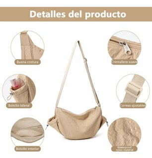 Foto 3 | Bolso Crossbody Xtellar Color Caqui