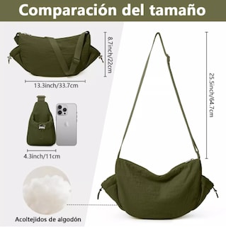 Foto 2 | Bolso Crossbody Xtellar Para Mujer Color Verde