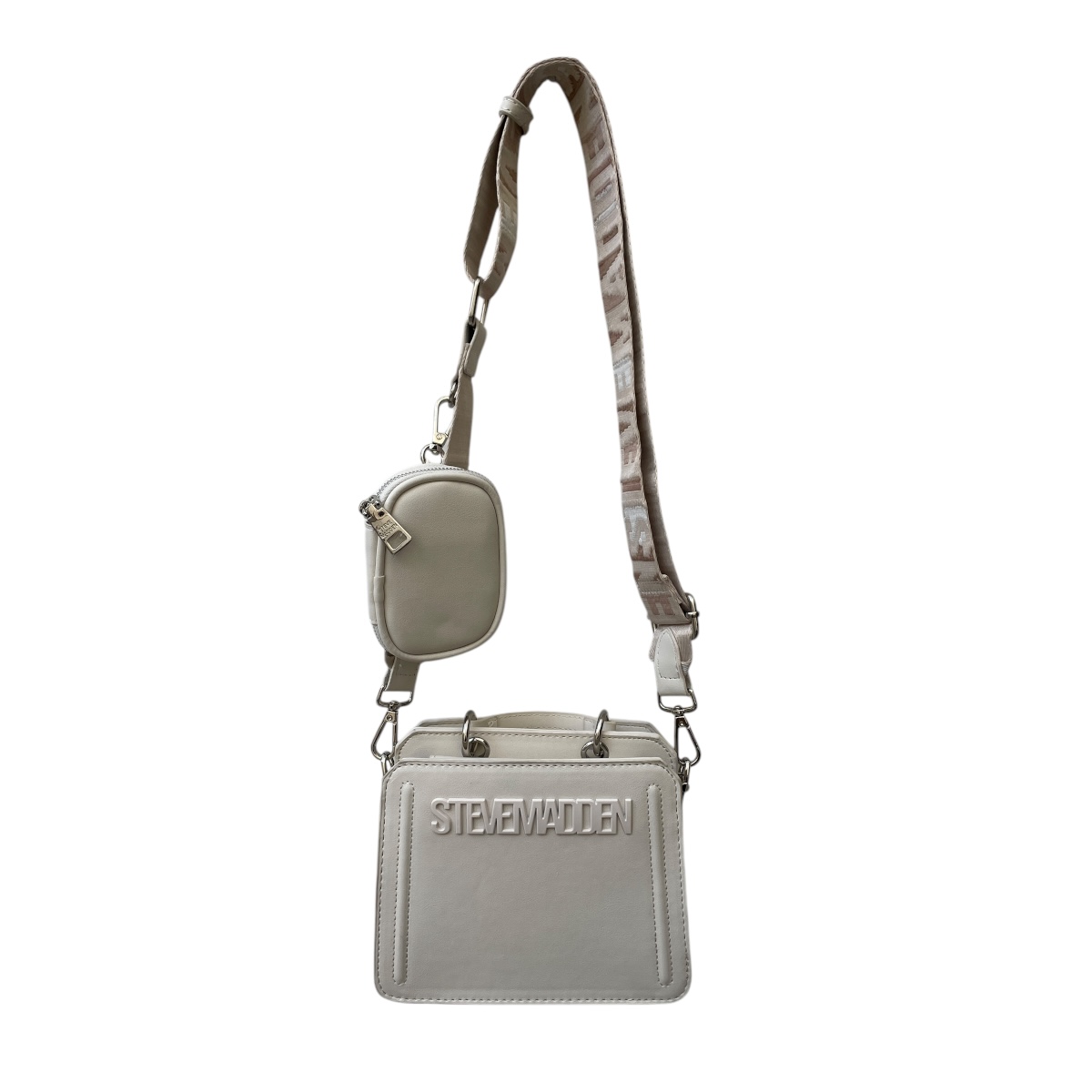Foto 5 pulgar | Bolsa Para Dama Steve Madden Bevelymm Mini Cream Vanila