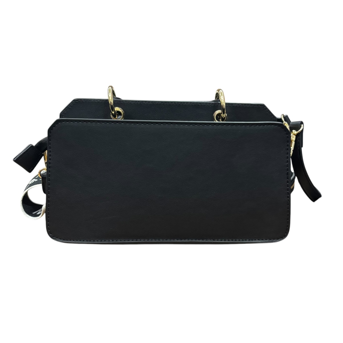 Foto 5 pulgar | Bola Shoulder Mini Steve Madden Color Negro Con Doble Asa, Son Ajustables Y Desmontables