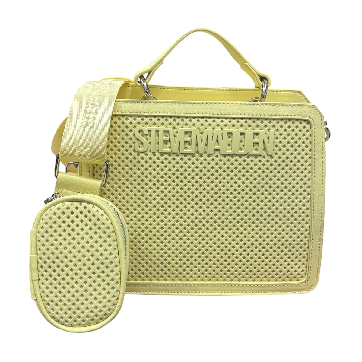Bolsa Shoulder Bevelyn Perf Steve Madden Color Amarillo