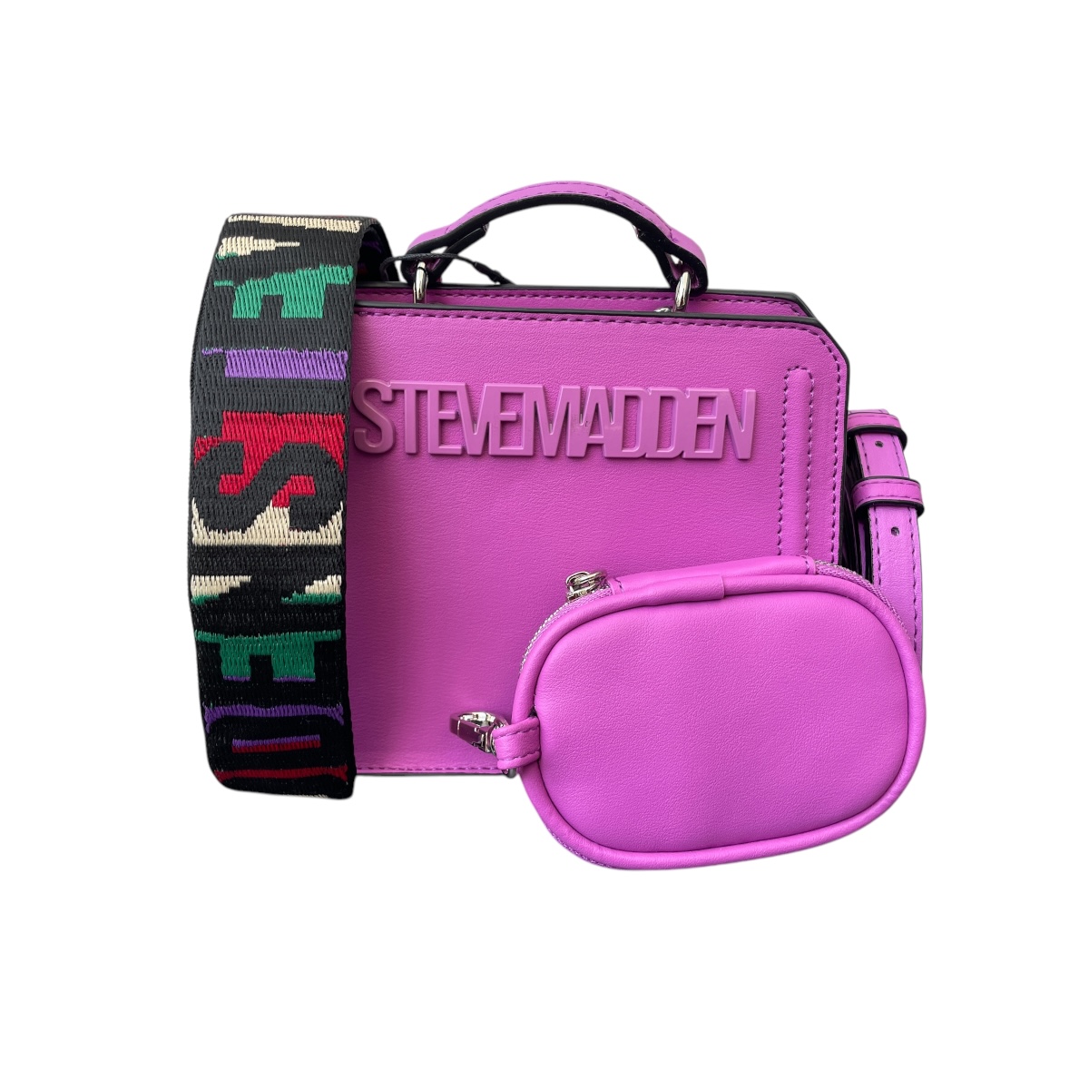 Bolsa Para Dama Steve Madden Bevelymm Mini Berry