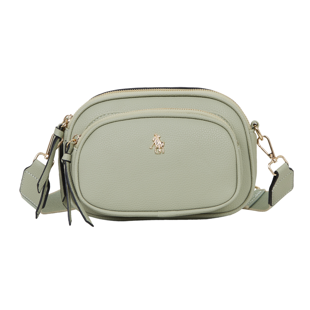 Foto 2 pulgar | Crossbody Hpc Polo De Color Verde