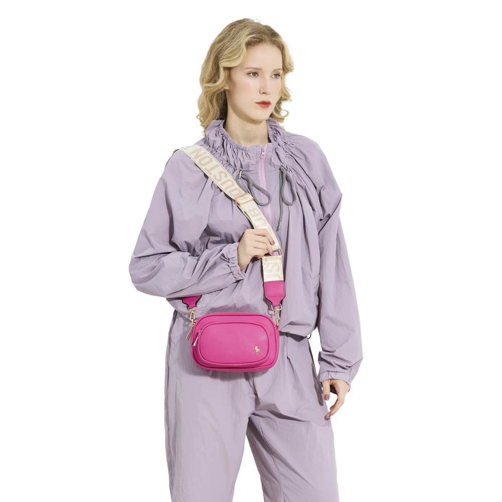 Foto 4 | Crossbody Hpc Polo Color Fiusha
