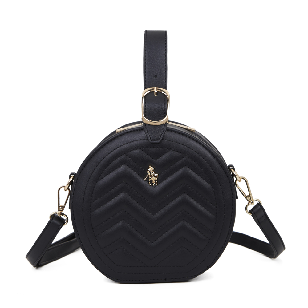 Crossbody Hpc Polo Color Negro