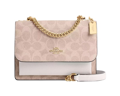 Foto 1 | Bolsa Coach Mini Klare Crossbody Bag Signature Canvas Cw206 Color Beige