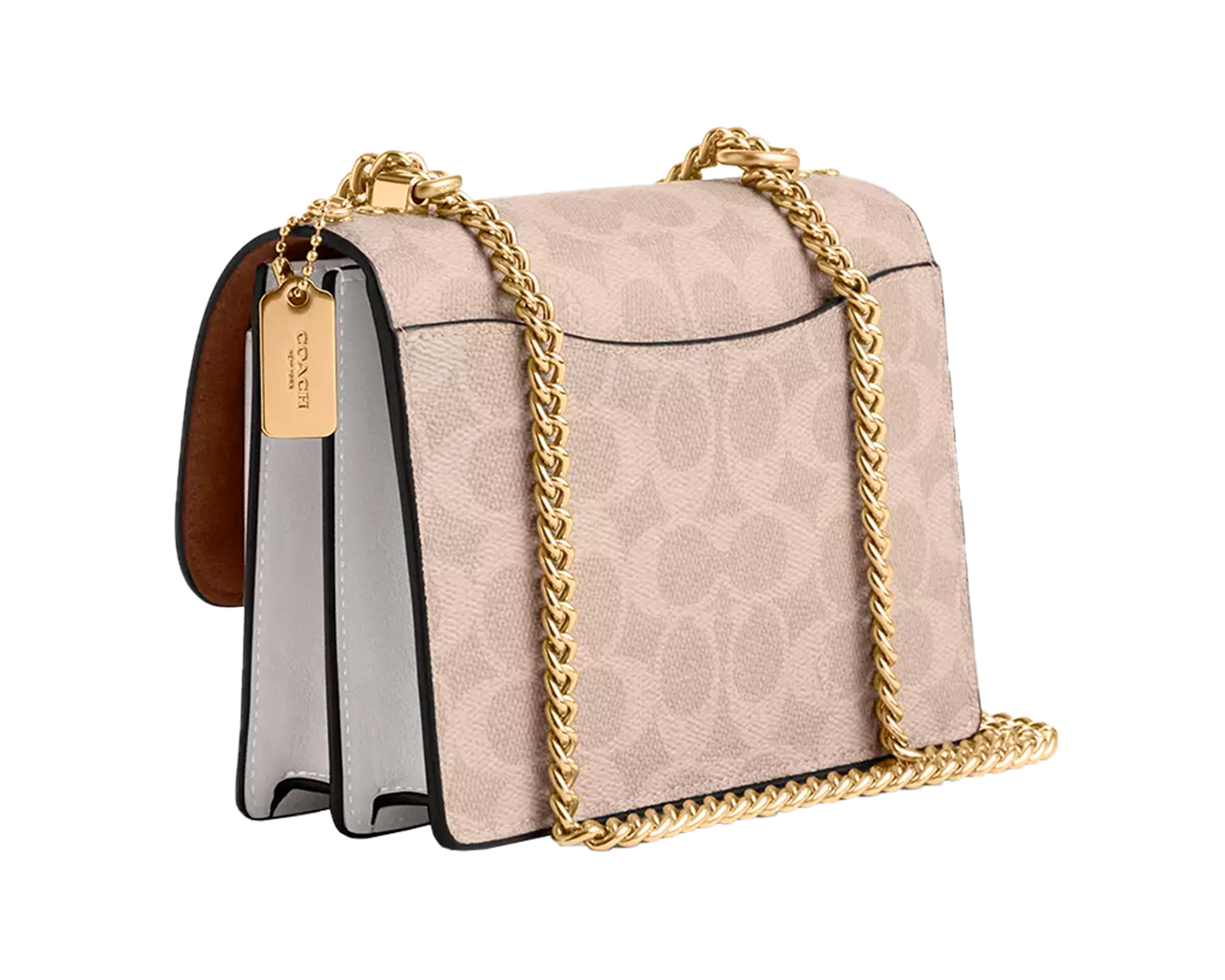 Foto 2 | Bolsa Coach Mini Klare Crossbody Bag Signature Canvas Cw206 Color Beige