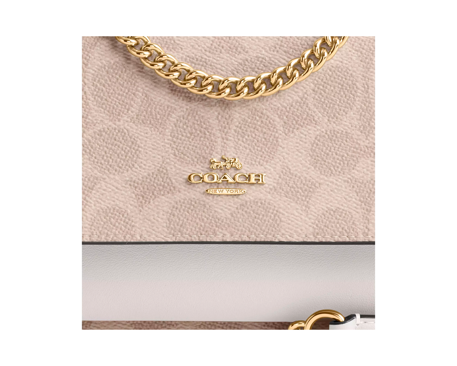 Foto 3 | Bolsa Coach Mini Klare Crossbody Bag Signature Canvas Cw206 Color Beige