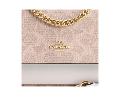 Foto 3 | Bolsa Coach Mini Klare Crossbody Bag Signature Canvas Cw206 Color Beige