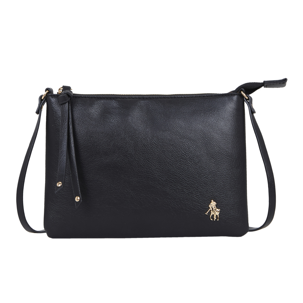 Crossbody Hpc Polo Color Negro