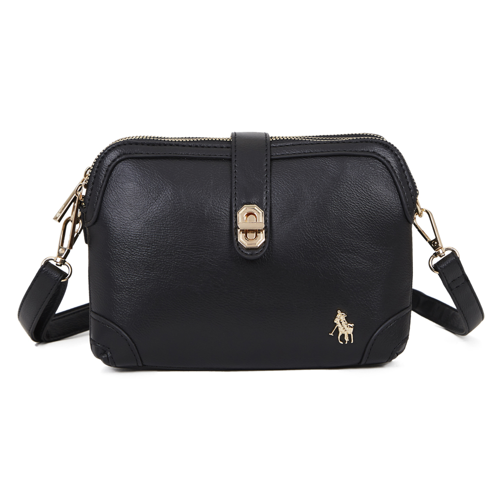 Crossbody Hpc Polo Color Negro