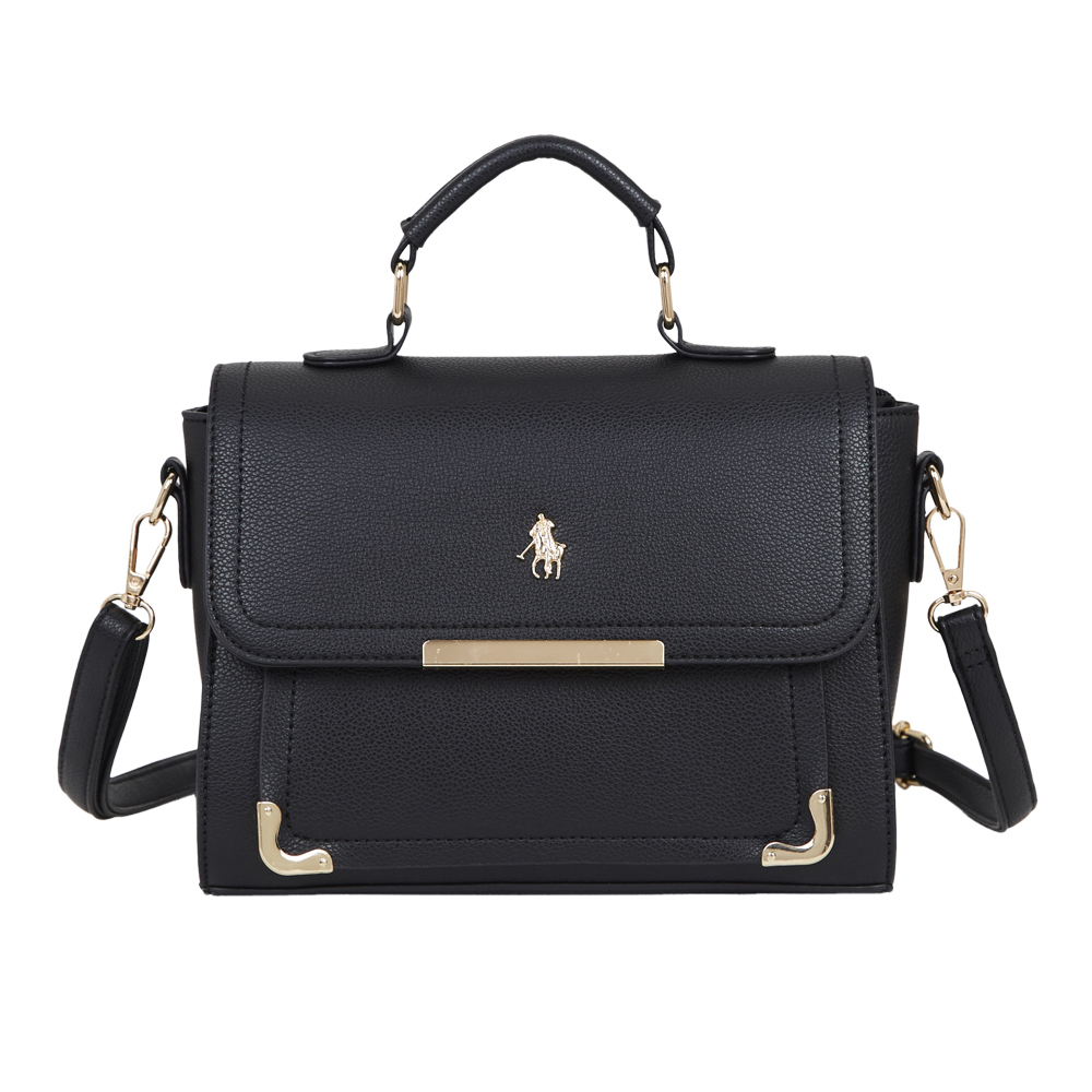 Crossbody Hpc Polo Color Negro