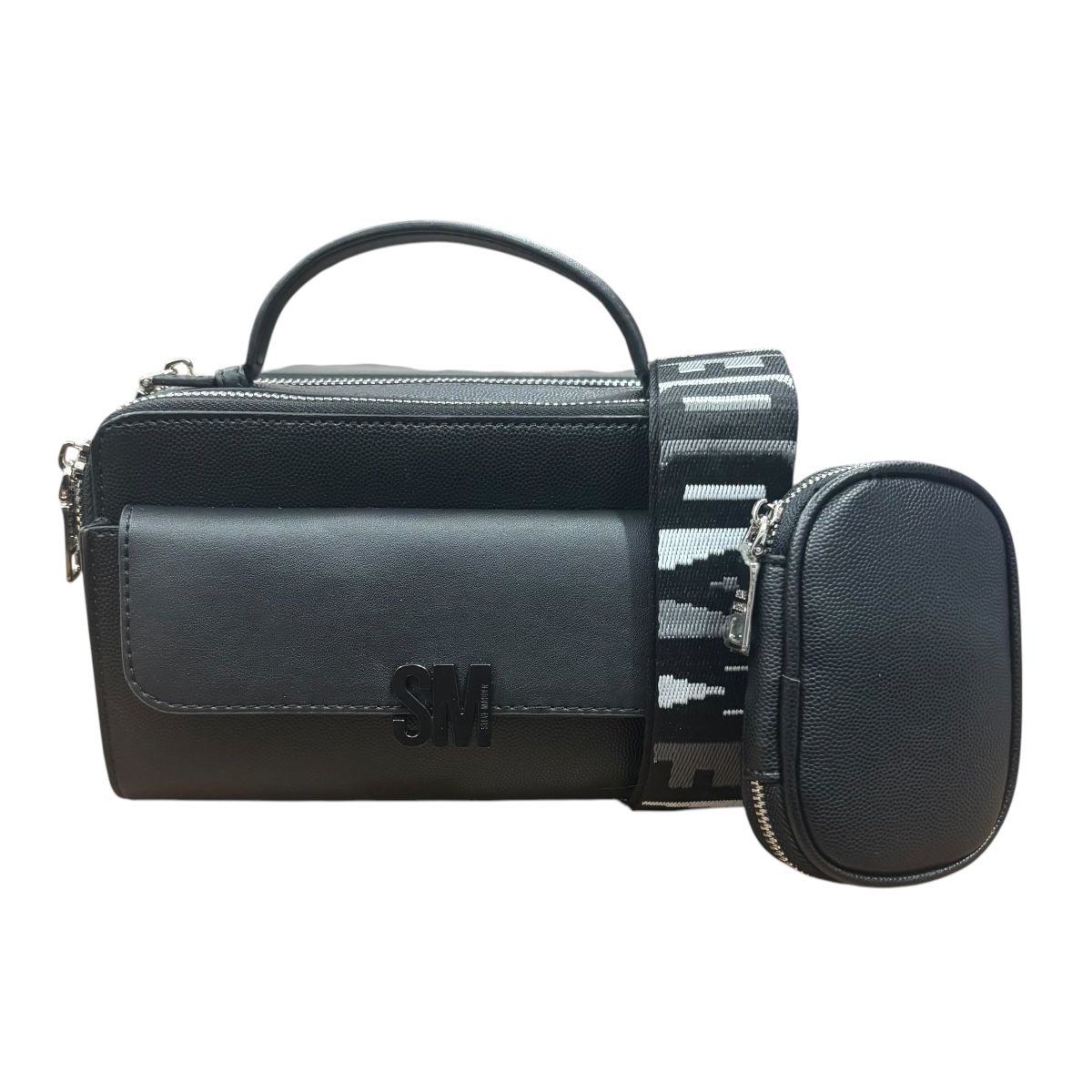 Foto 3 pulgar | Bolsa Crossbody Bkirsten Steve Madden Negro