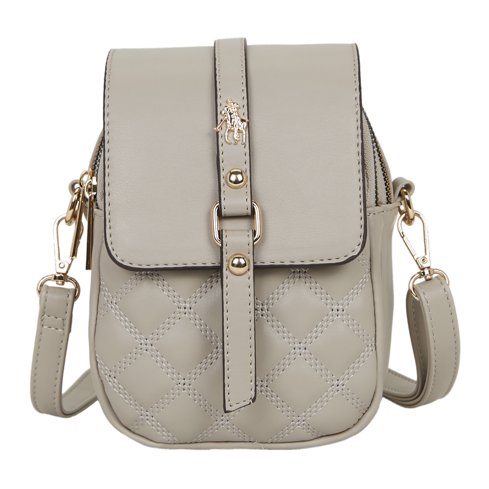 Crossbody Hpc Polo Color Gris