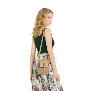 Foto 4 | Crossbody Hpc Polo Color Cenizo